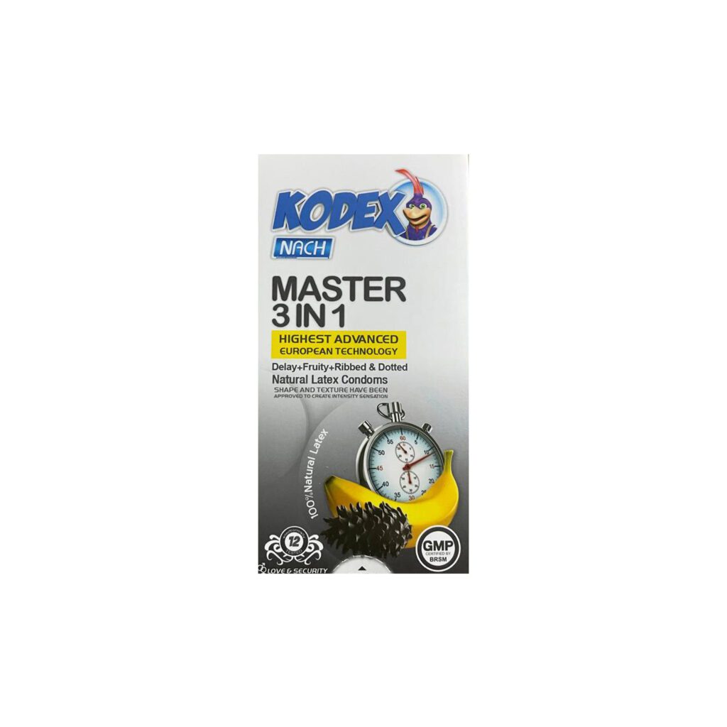 کاندوم تاخیری کدکس مدل Master 3 In 1
